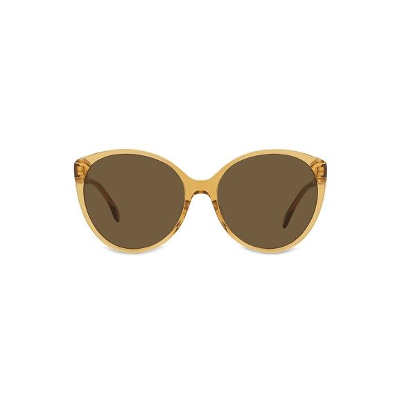 Fendi Fine 59mm Beige Round Sunglasses Size OS - Picture 1 of 7